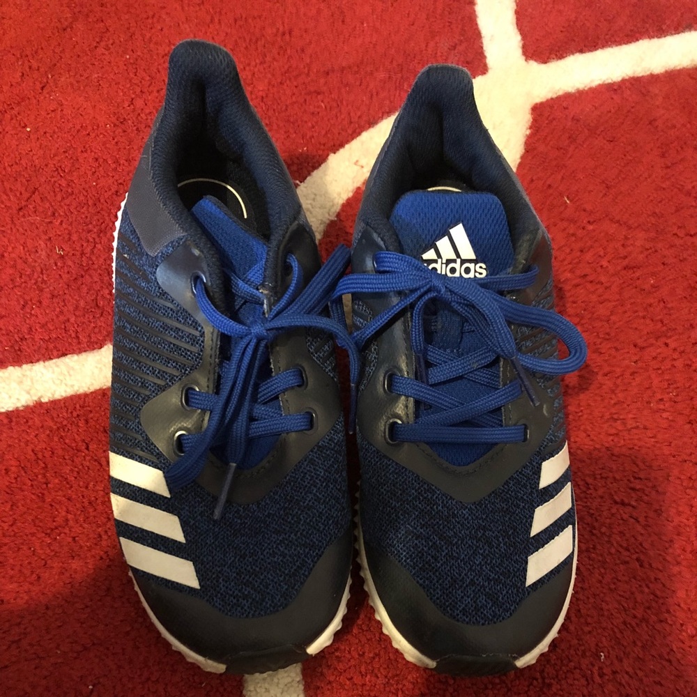 Adidas Stripe Tennis Shoes Boy Sz 1.
